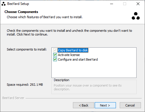 Choose components