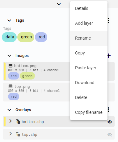 Rename Overlay