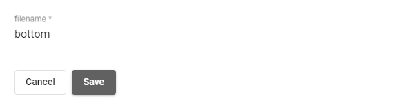 Set filename