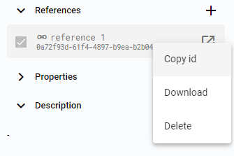 Right click options