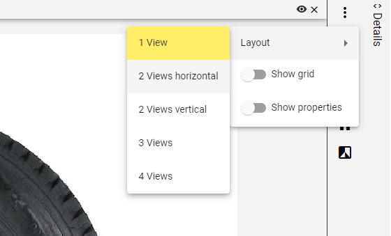 Layout selection