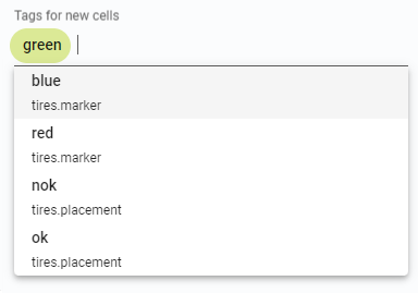 Selected Tag