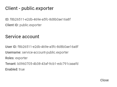 Client details