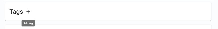 Add tag