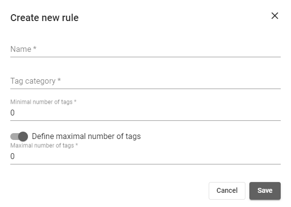 Create new rule