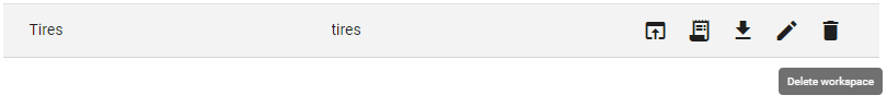 Delete Workspace