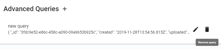 Remove query